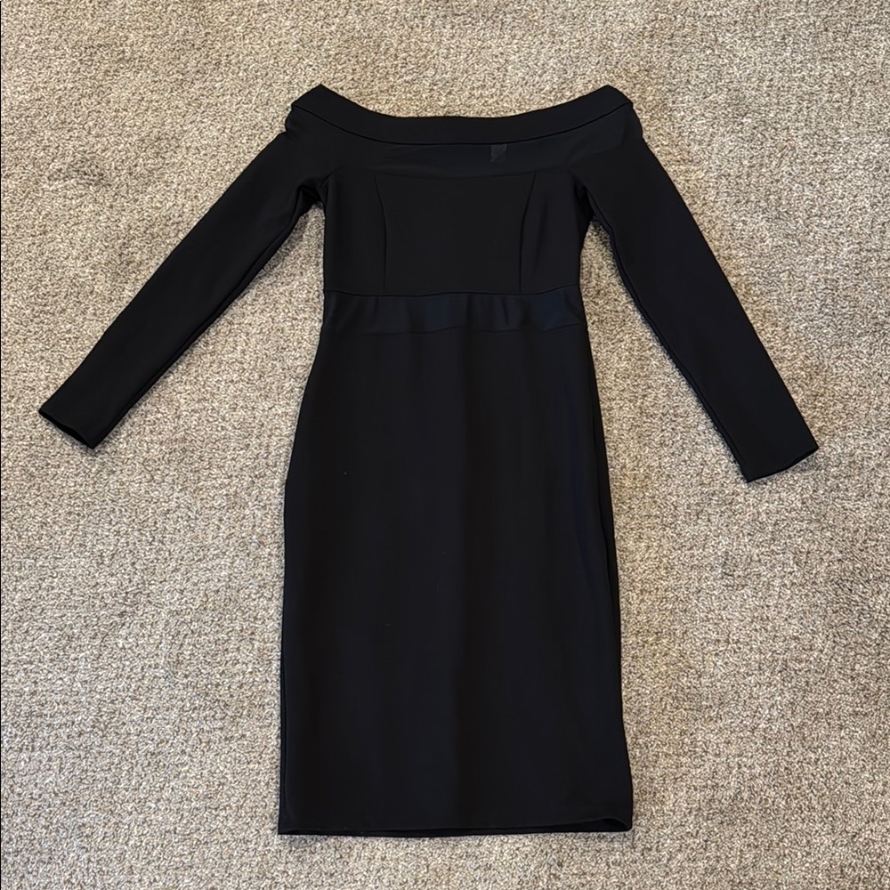 Elegant Black Off-Shoulder Dress
